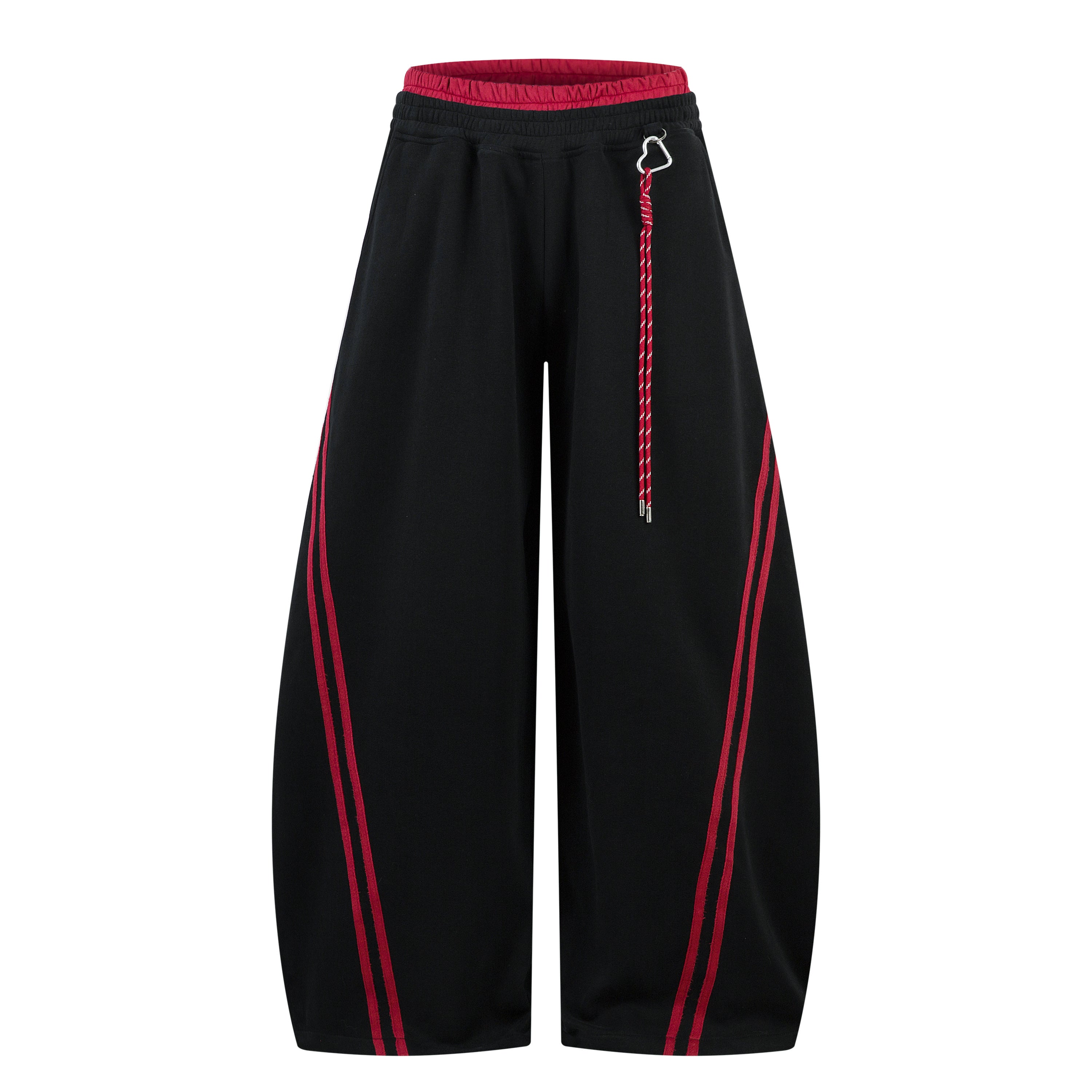 3-6-5.shop Double Stripe Barrel Sweatpants