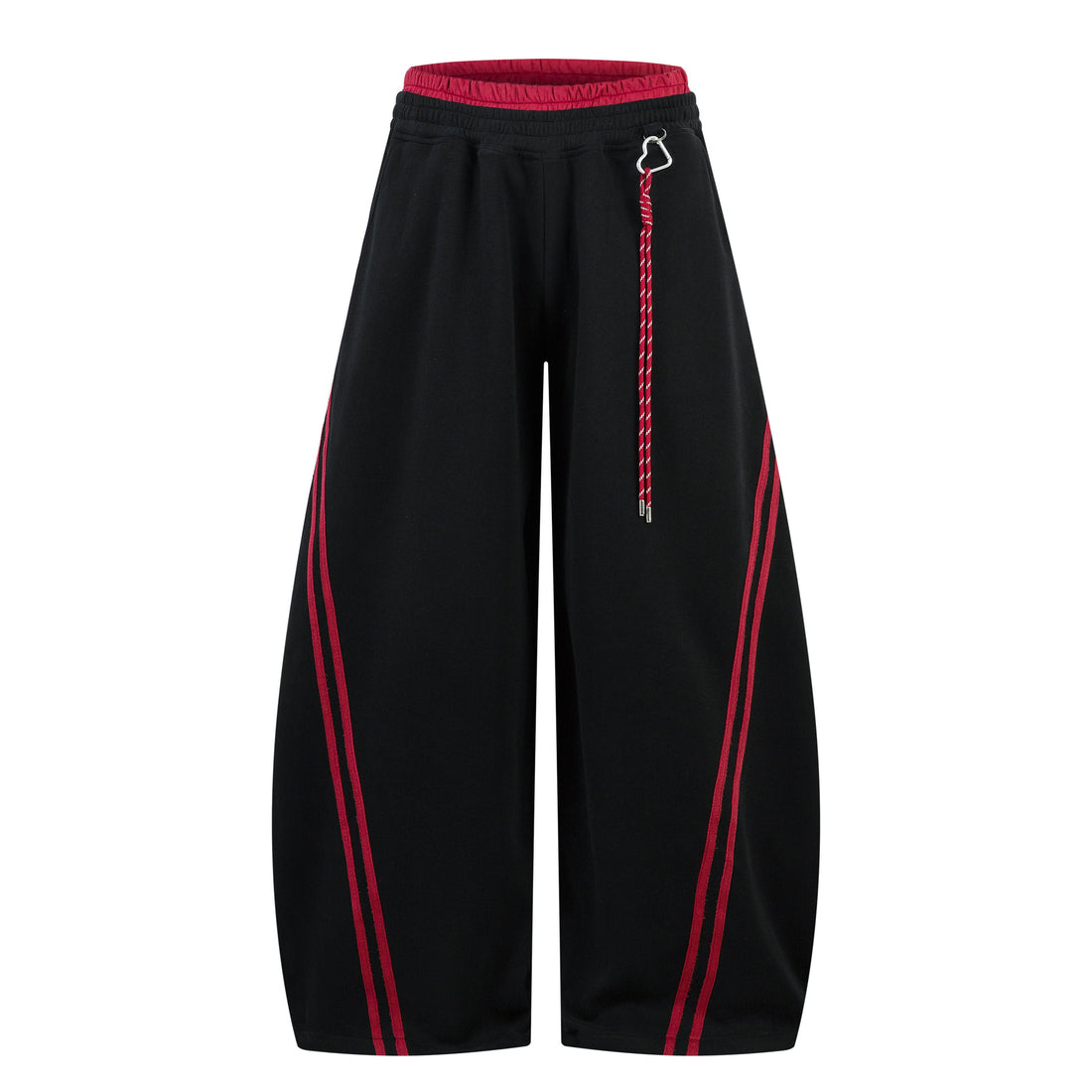 3-6-5.shop Double Stripe Barrel Sweatpants