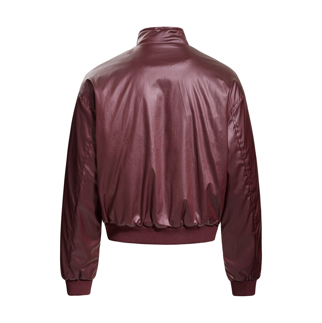 3-6-5.shop Dual-Zip PU Bomber Jacket