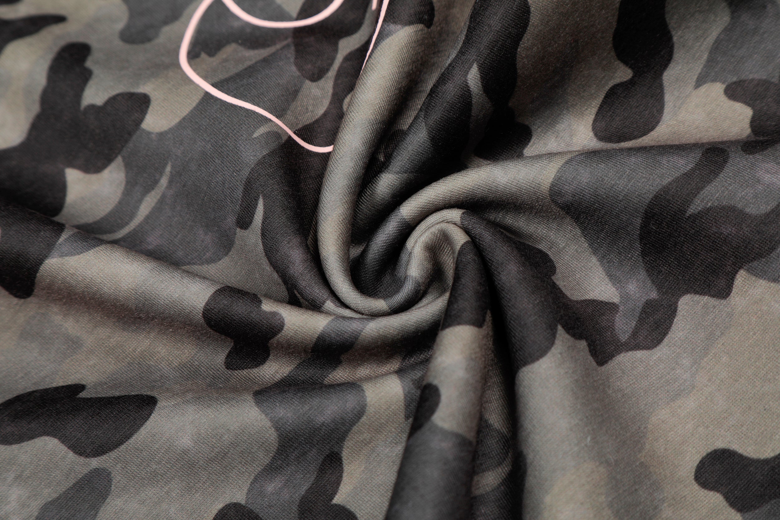 3-6-5.shop Camo Faux Fur Trim Pants