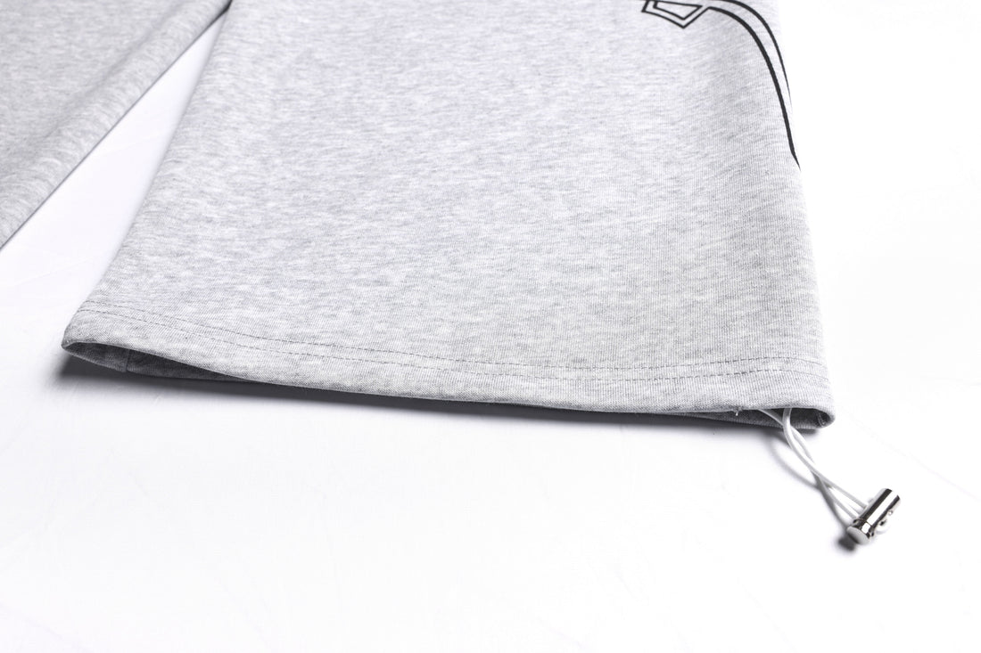 3-6-5.shop Gothic Outline Wide-Leg Sweatpants