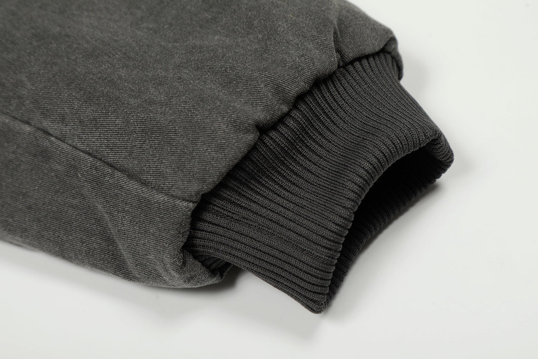 3-6-5.shop Washed Utility Hooded Jacket