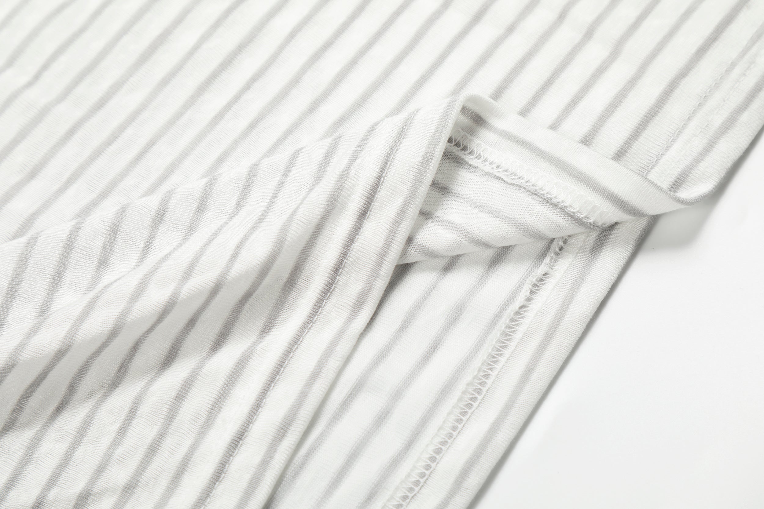 3-6-5.shop Striped Graphic Hooded Long Sleeve Tee