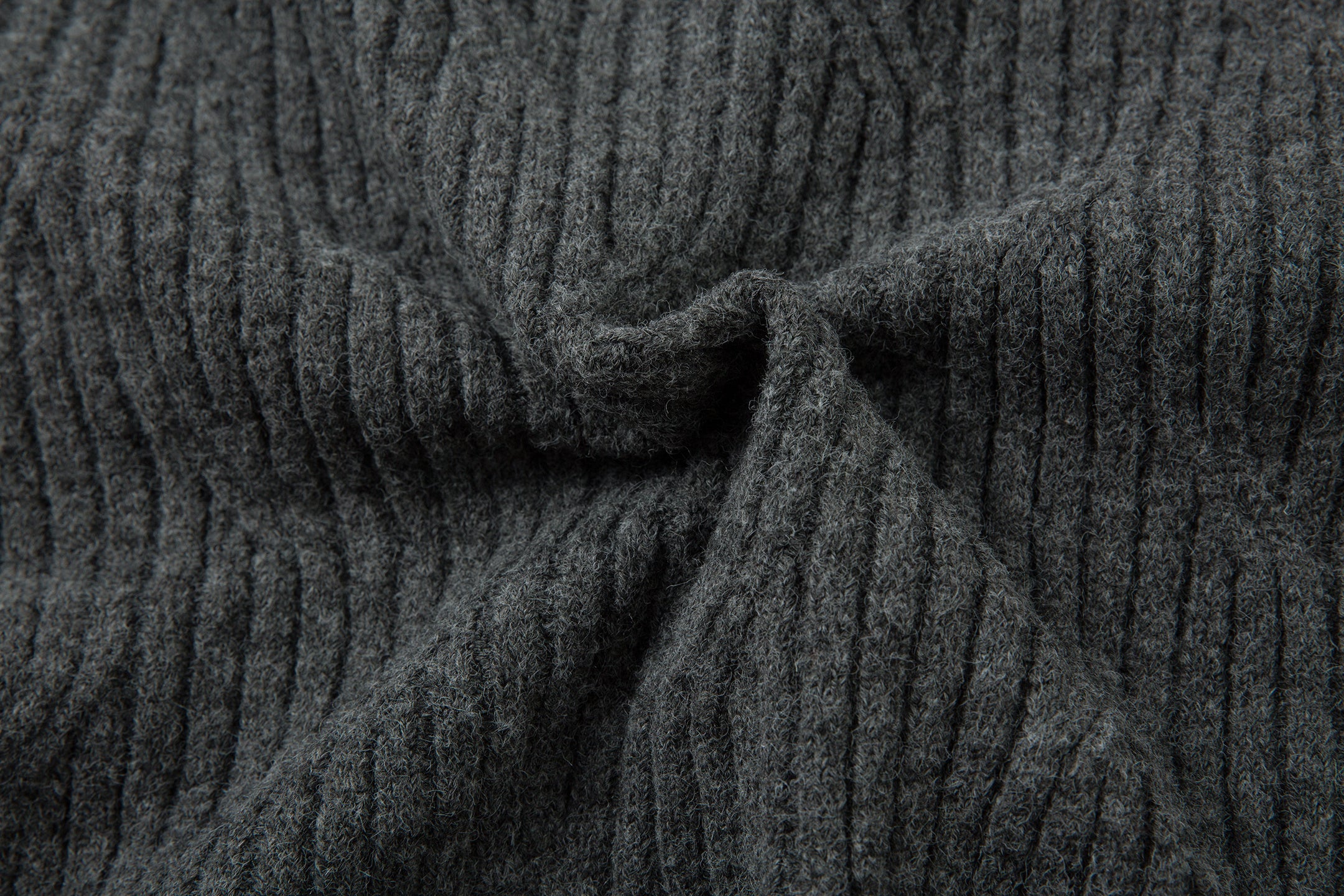 3-6-5.shop Distressed Ribbed Henley Knit