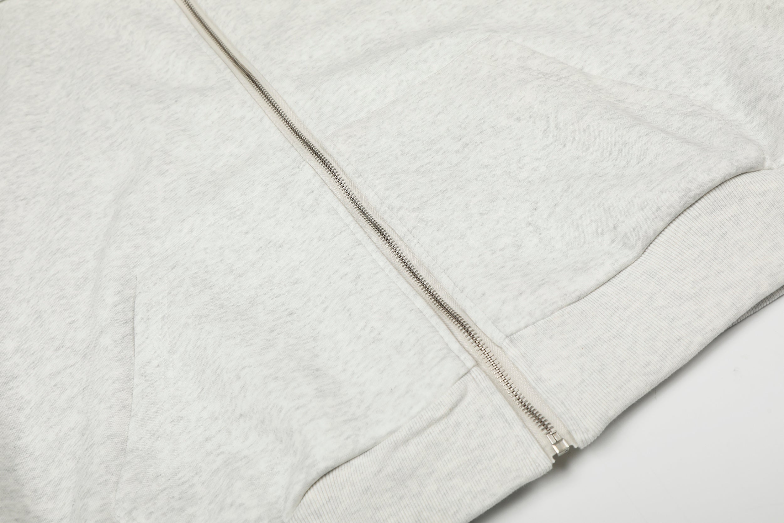 3-6-5.shop Cross Emblem Zip Hoodie