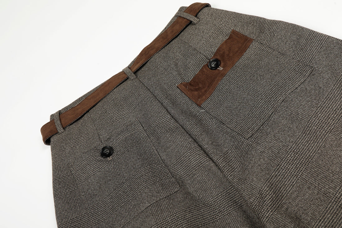 3-6-5.shop Vintage Wide-Leg Suit Pants