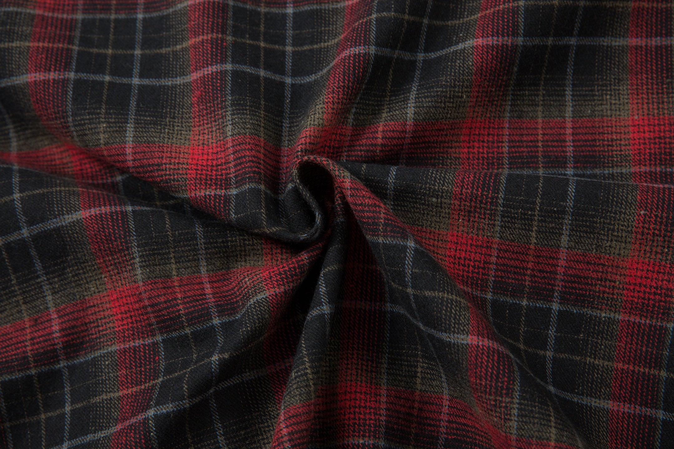 3-6-5.shop Plaid Faux-Leather Trim Flannel Shirt Jacket