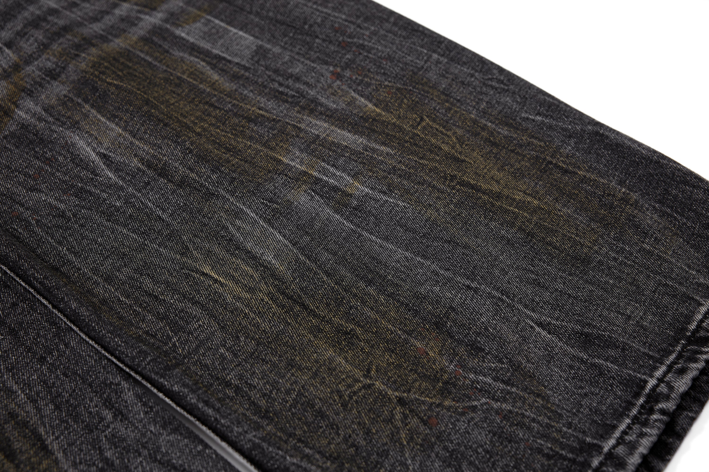 3-6-5.shop Vintage Washed Curved Denim Pants