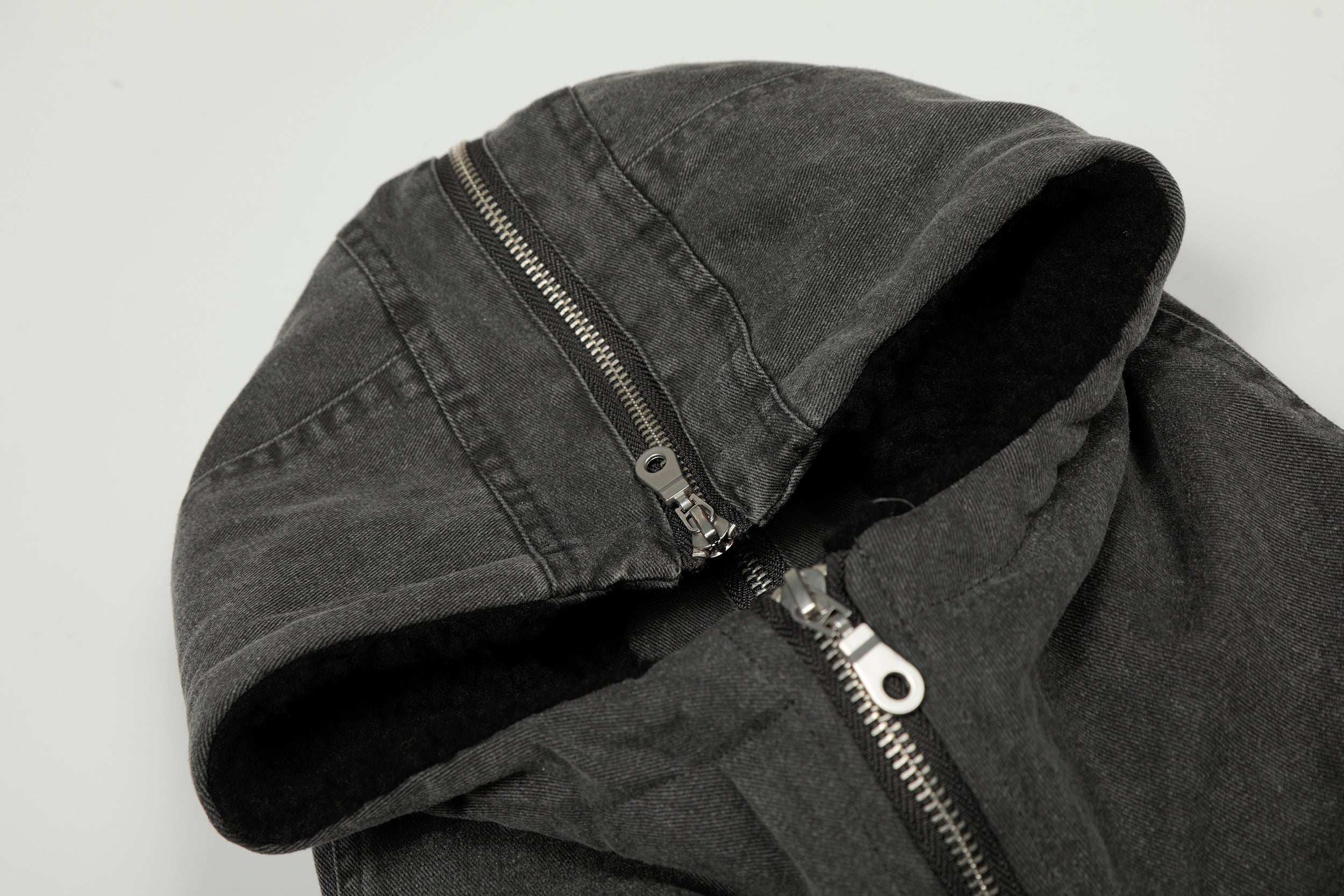 3-6-5.shop Washed Utility Hooded Jacket