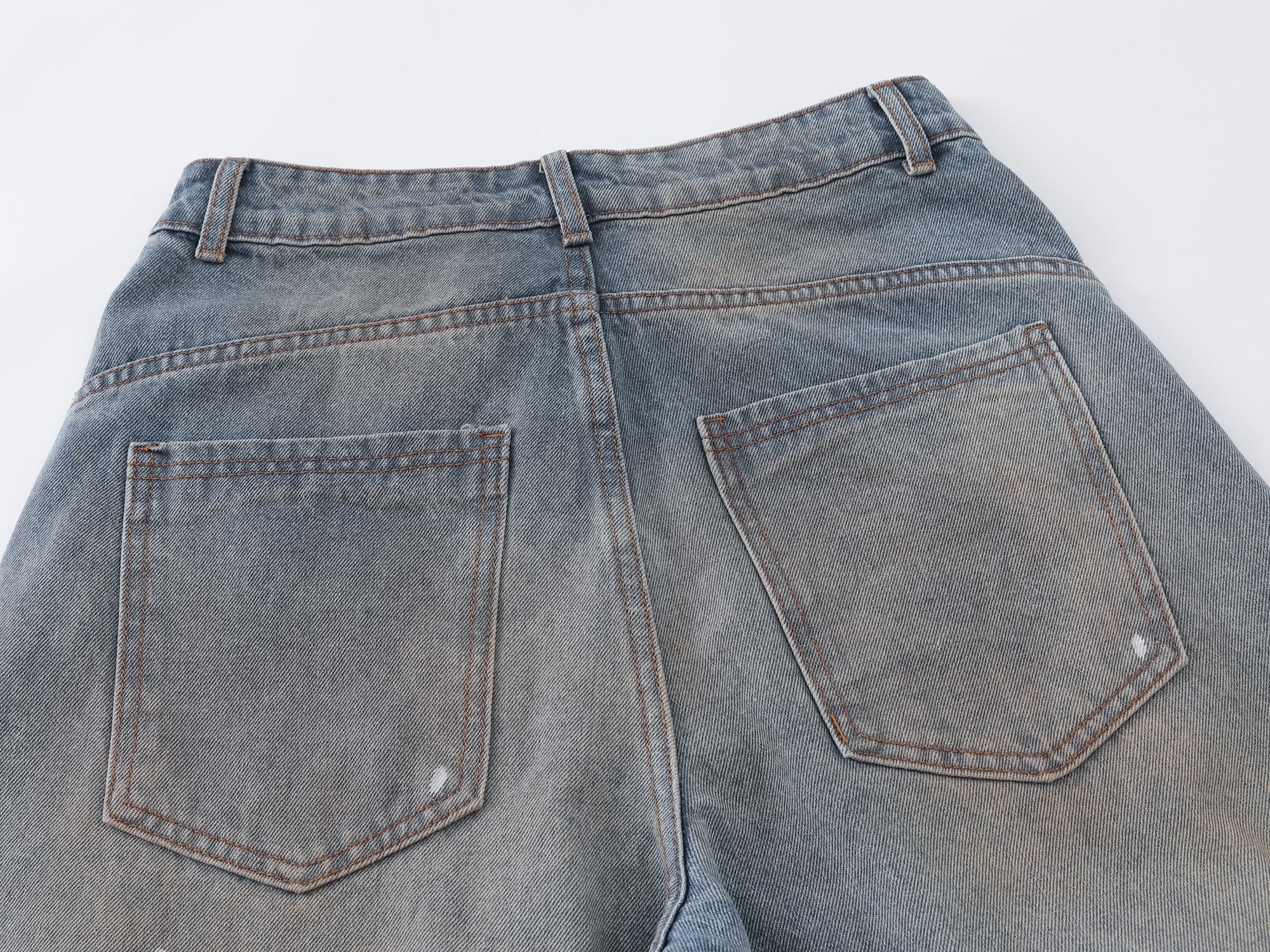 3-6-5.shop Vintage Washed Distressed Jeans