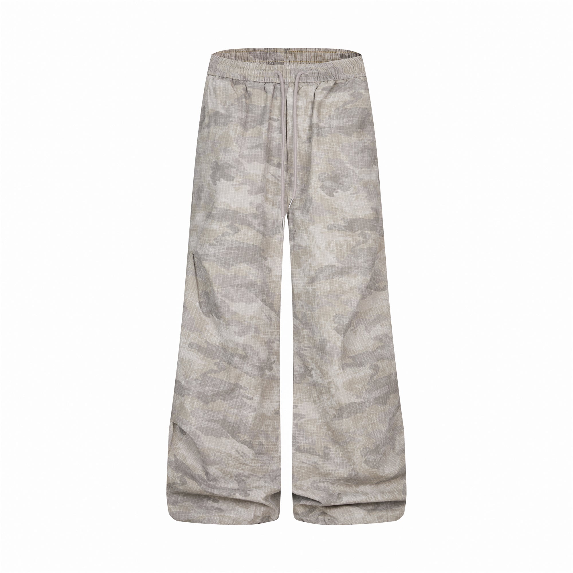 3-6-5.shop Washed Camo Wide-Leg Pants