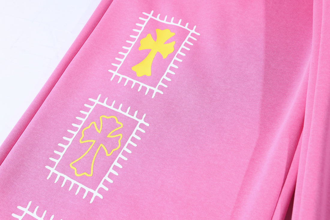 3-6-5.shop Graphic Wide-Leg Sweatpants