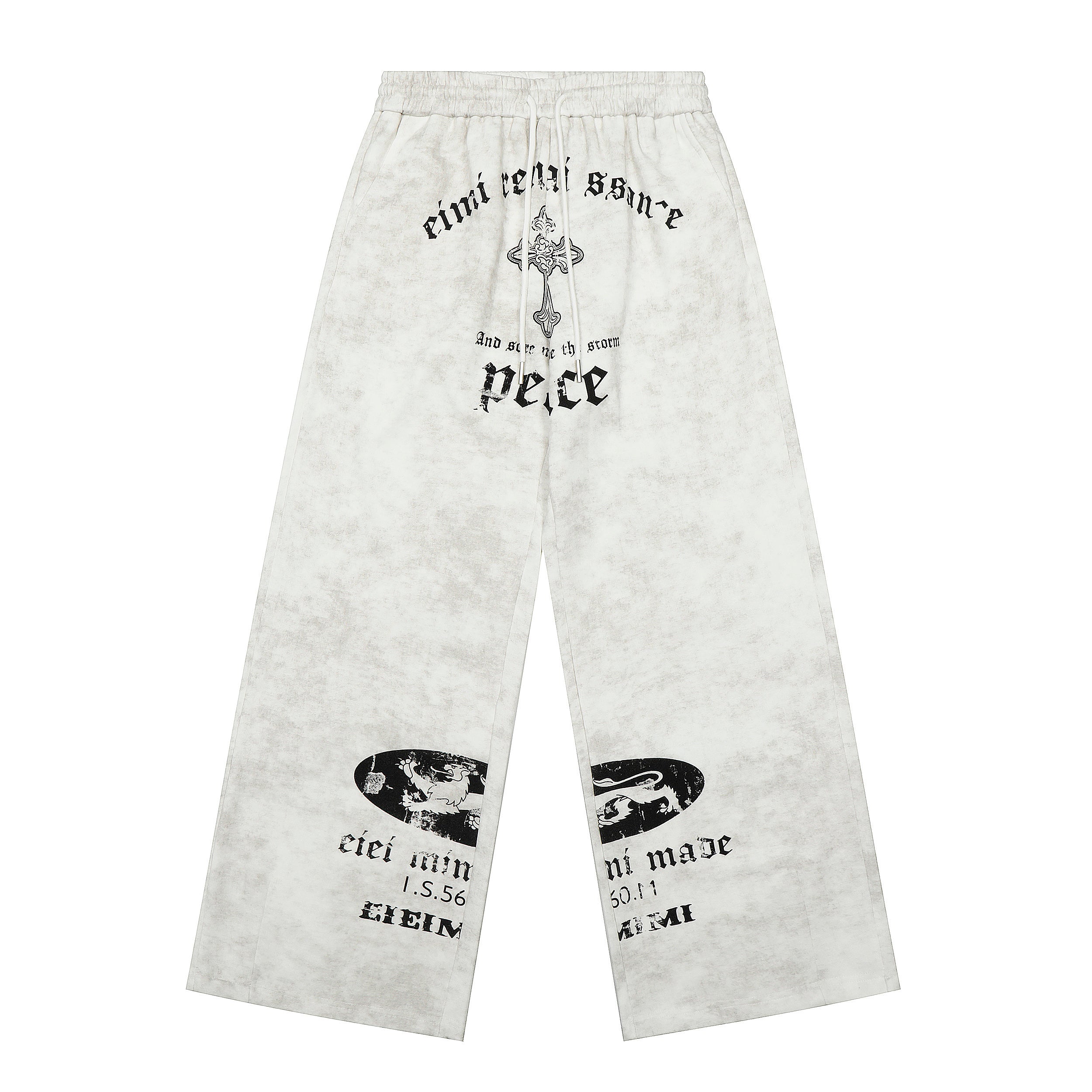 3-6-5.shop Vintage Graphic Sweatpants