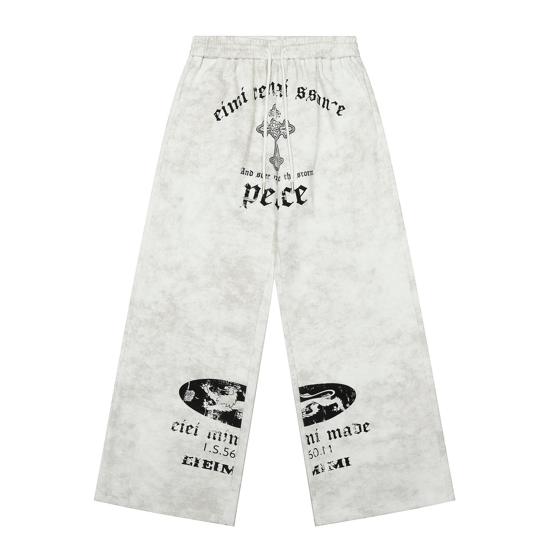 3-6-5.shop Vintage Graphic Sweatpants