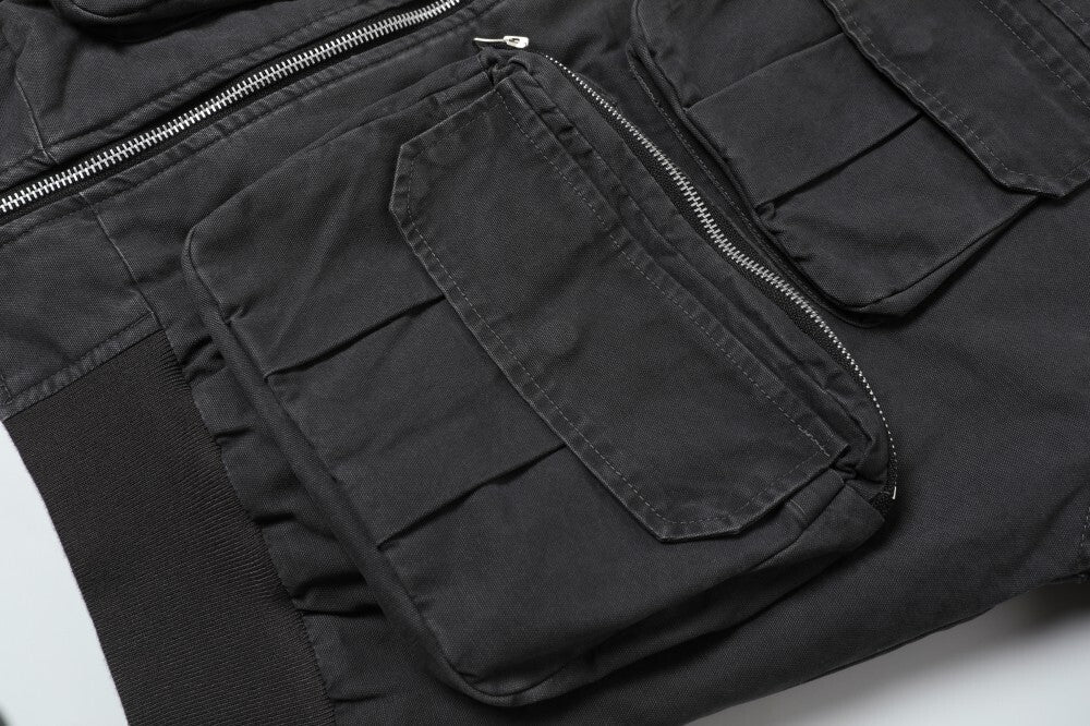 3-6-5.shop Utility Pocket Bomber Jacket