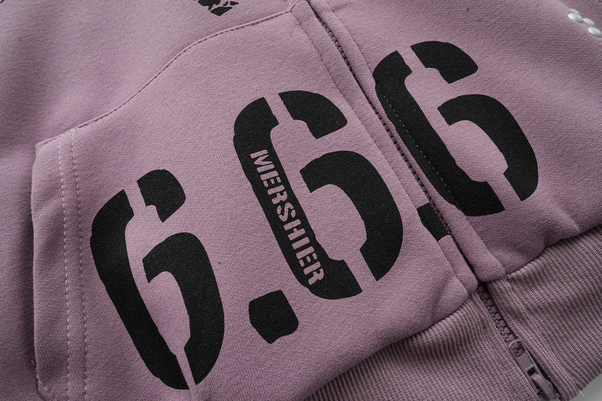 3-6-5.shop Graphic Zip Hoodie