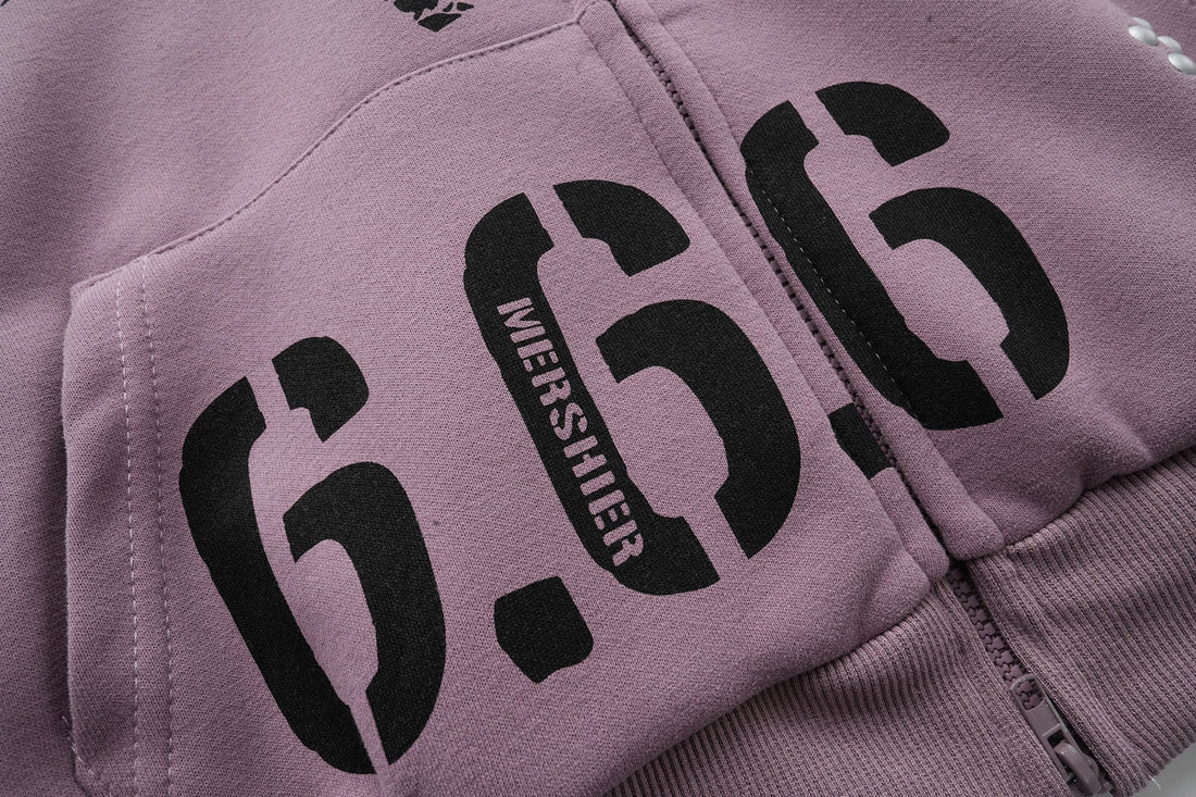 3-6-5.shop Graphic Zip Hoodie