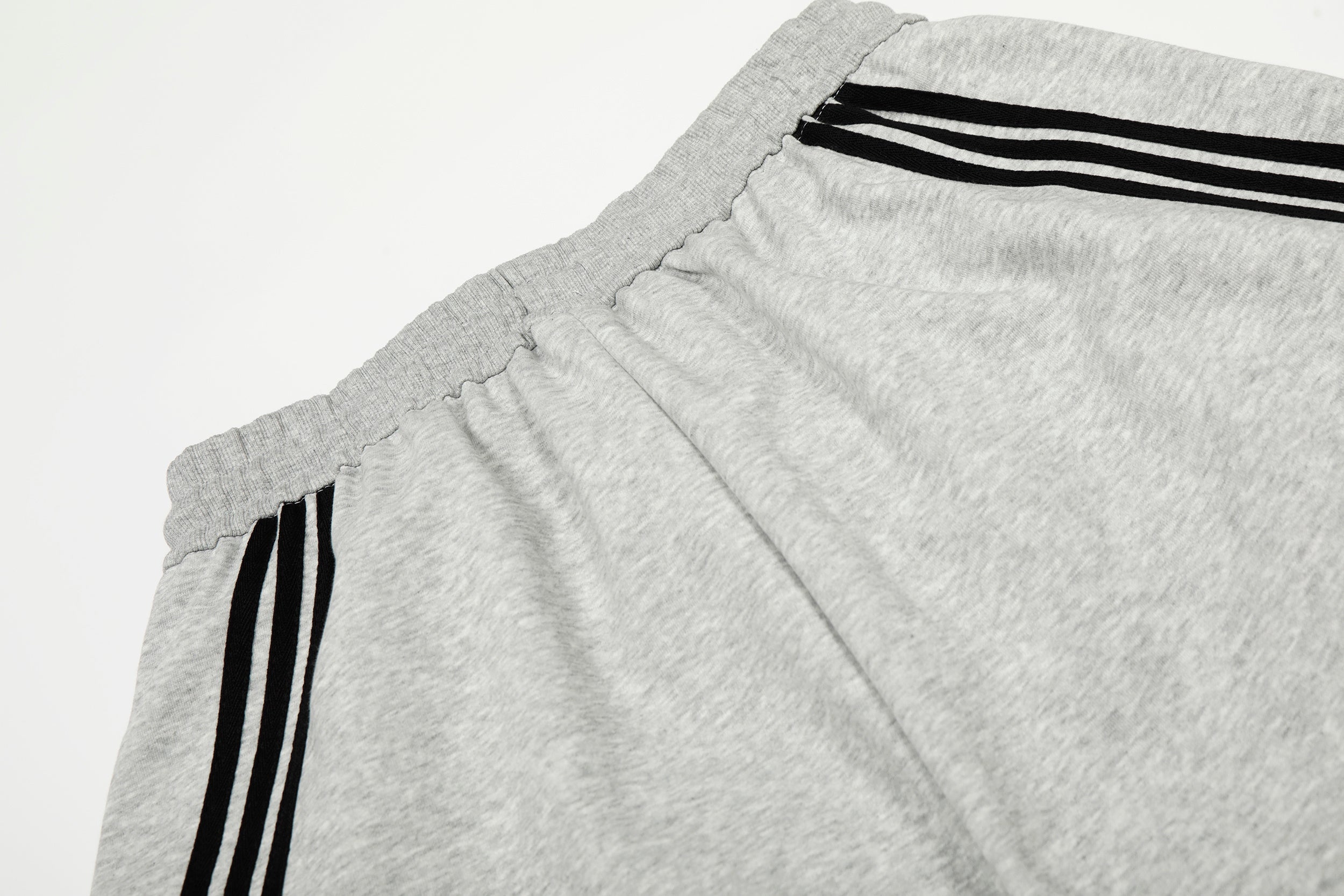 3-6-5.shop Curved Stripe Wide-Leg Pants