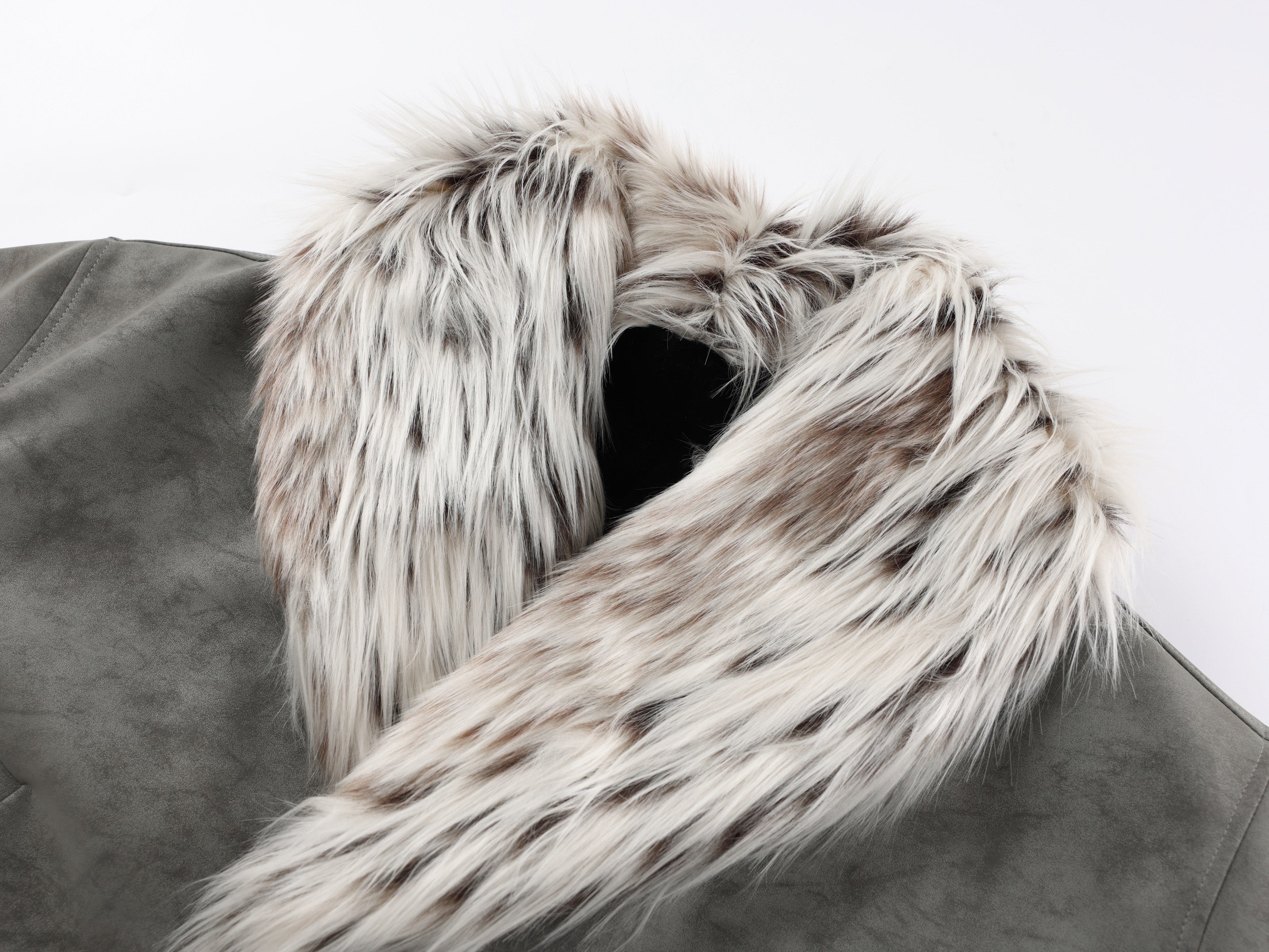 3-6-5.shop Faux-Fur Collar Winter Jacket