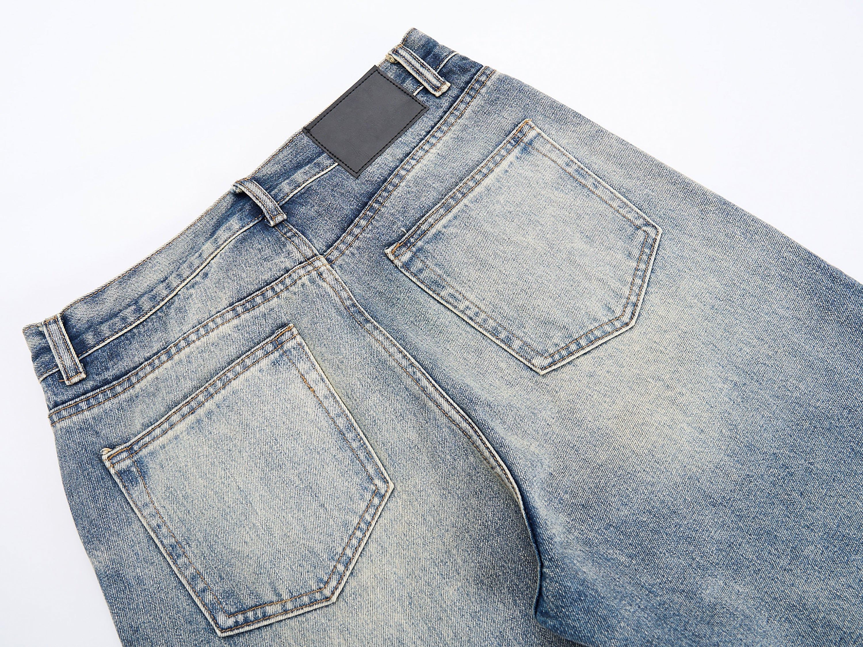 3-6-5.shop Vintage Washed Wide-Leg Jeans