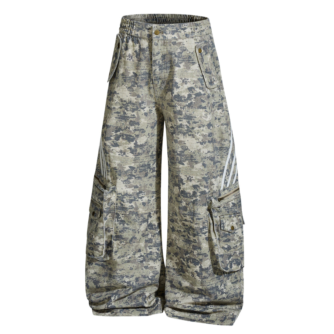 3-6-5.shop Tactical Camo Stripe Cargo Pants