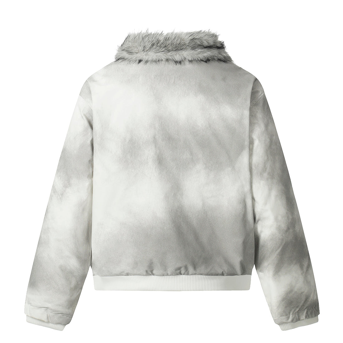 3-6-5.shop Faux Fur Panel Short Jacket