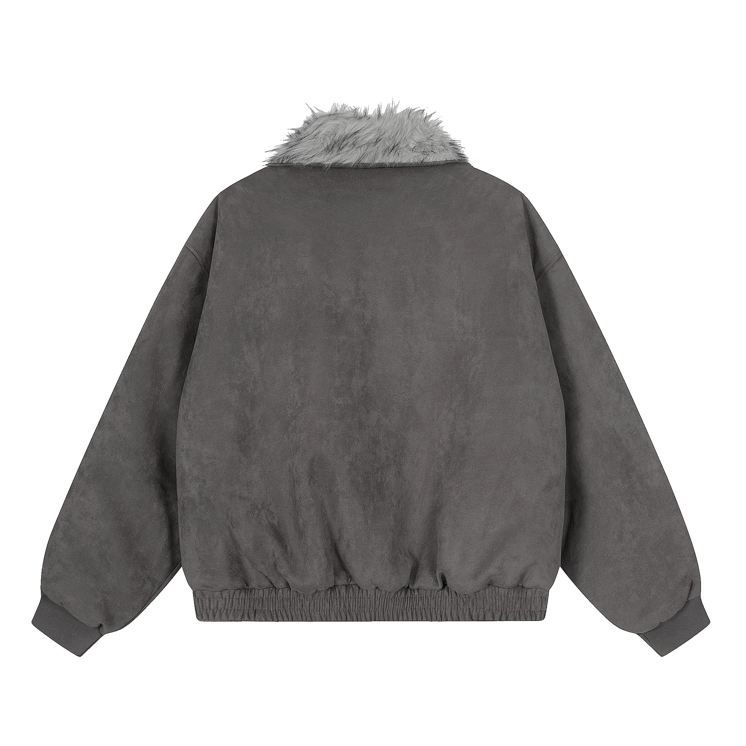 3-6-5.shop Patchwork Fur-Lined Jacket