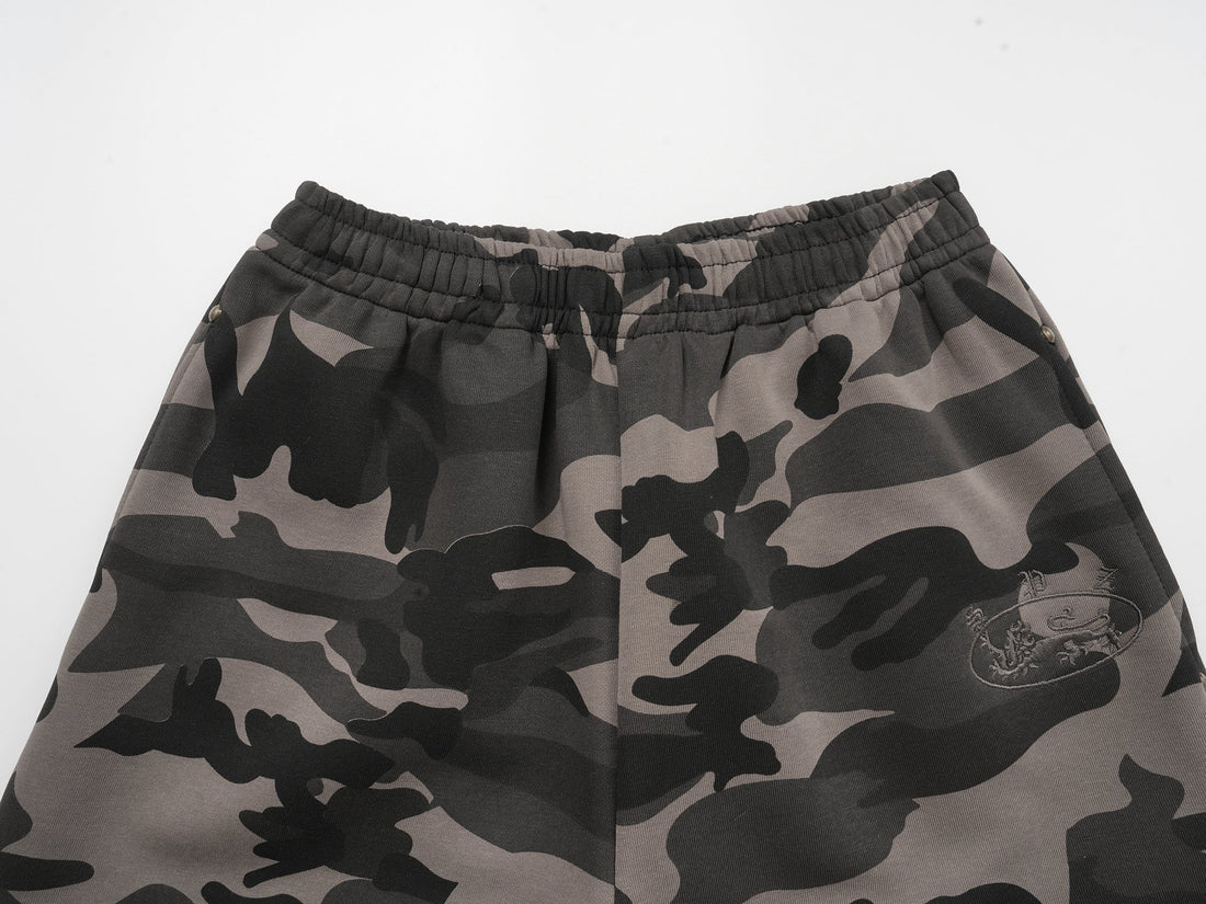 3-6-5.shop Camo Wide-Leg Track Pants