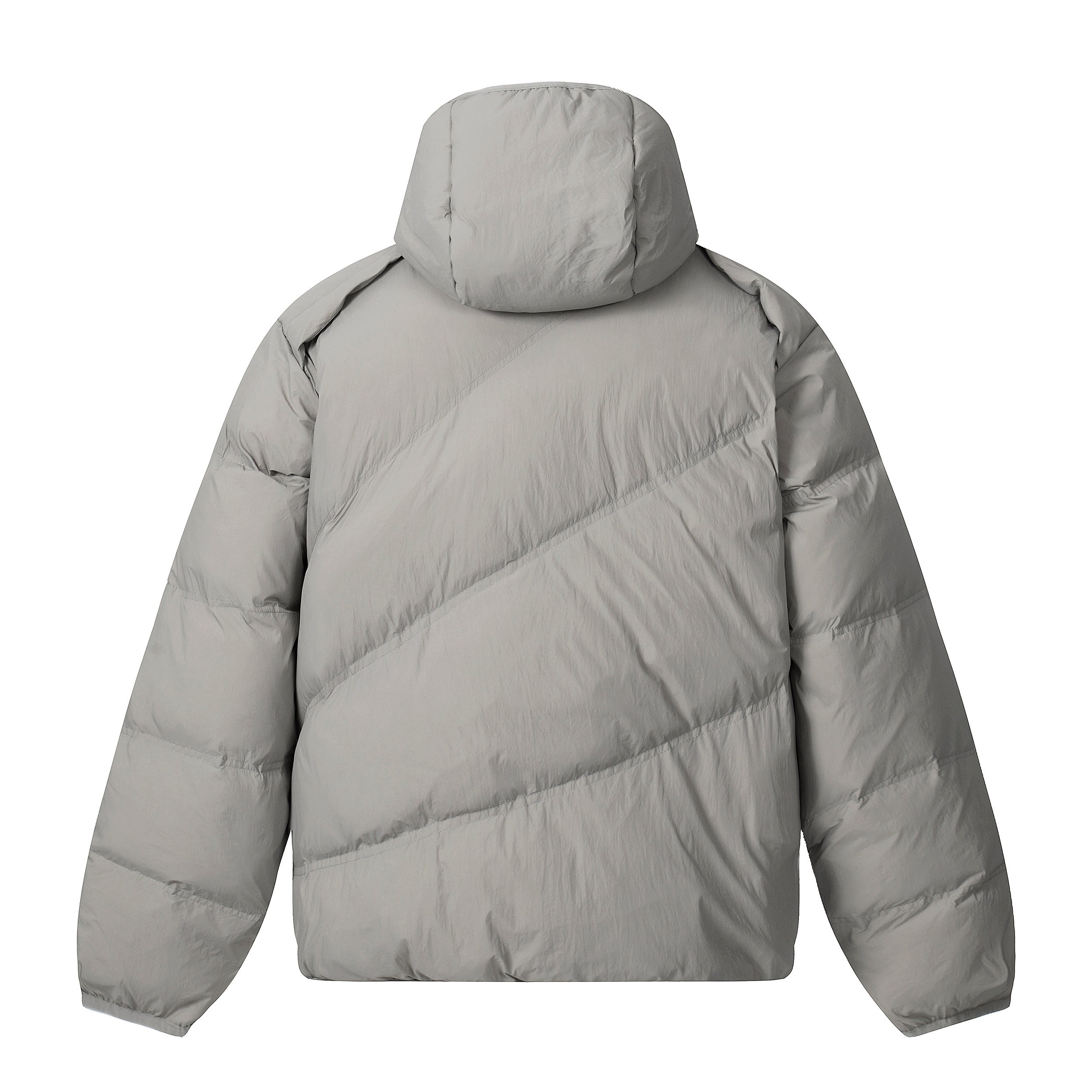 3-6-5.shop Asymmetric Zipper Puffer Jacket
