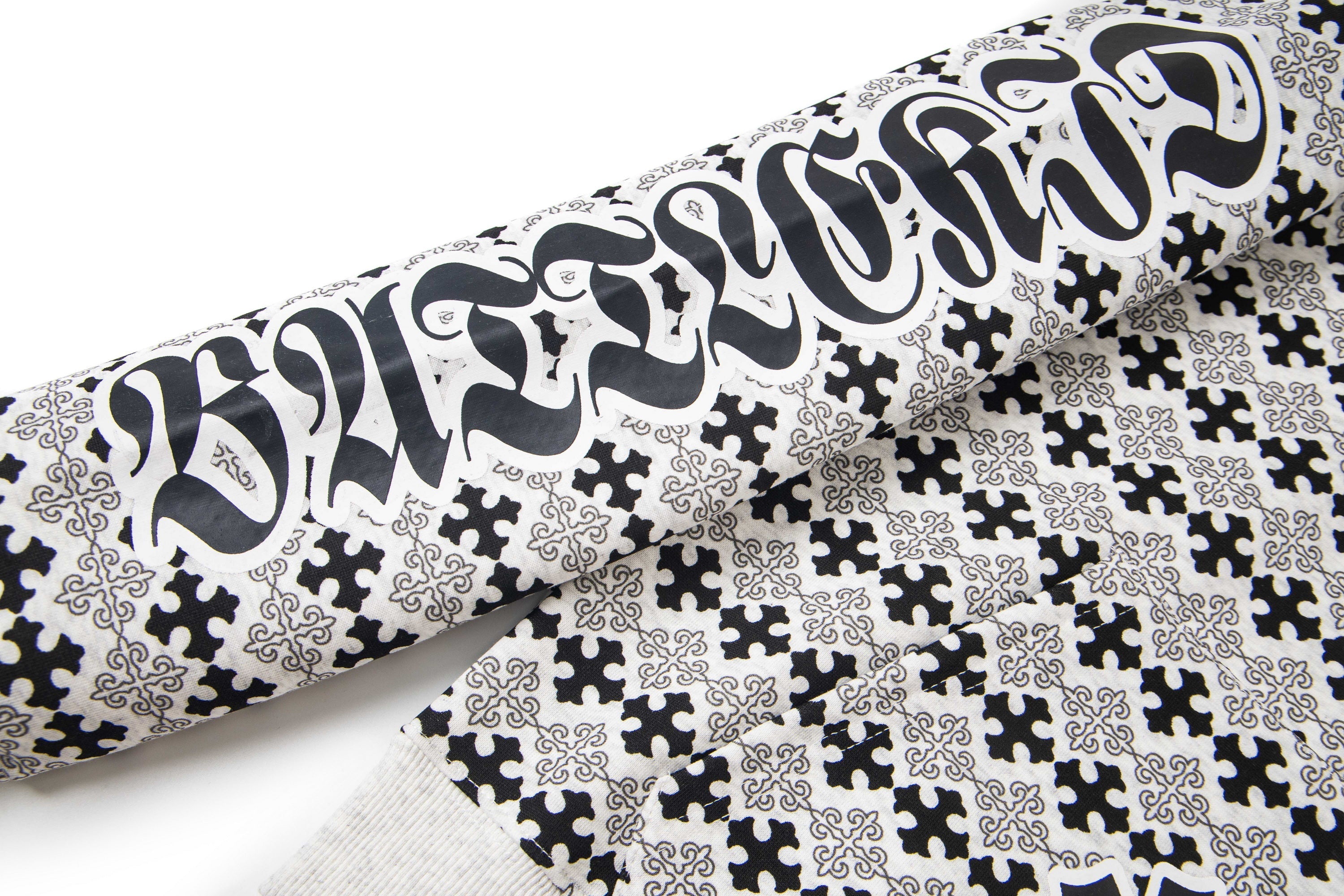 3-6-5.shop Gothic Pattern Full-Zip Hoodie