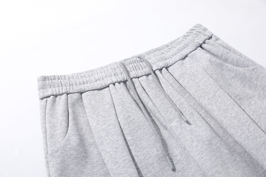 3-6-5.shop Sculpted Pleat Wide-Leg Sweatpants