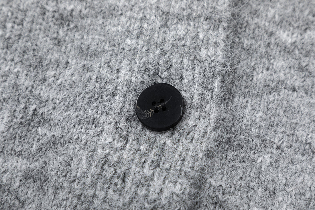 3-6-5.shop Minimal Wool Blend Knit Cardigan