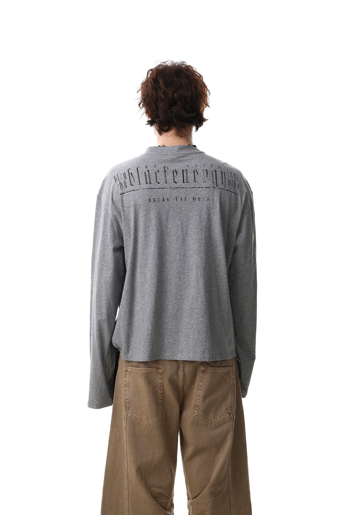 3-6-5.shop Graphic Henley Long Sleeve Tee