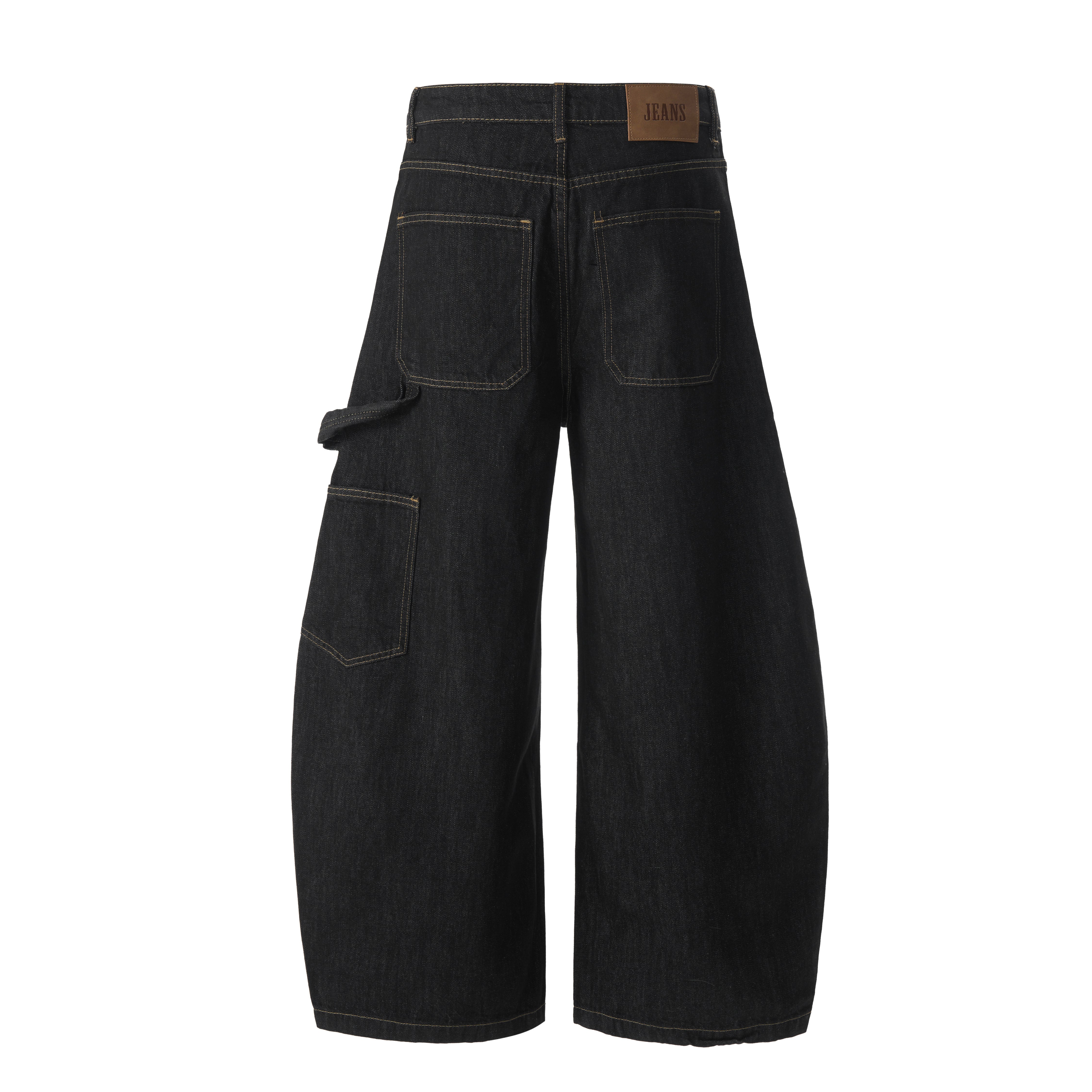 3-6-5.shop Utility Wide-Leg Denim Pants