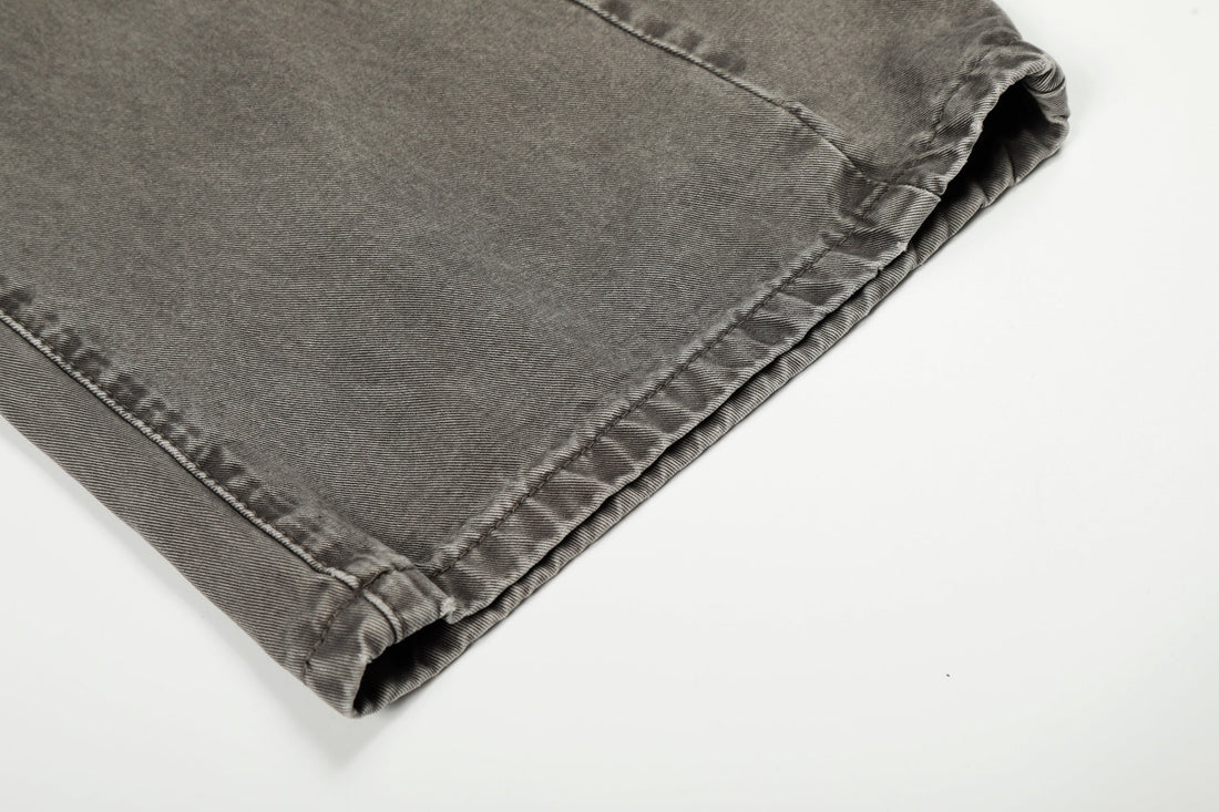 3-6-5.shop Vintage Grey Washed Denim Pants