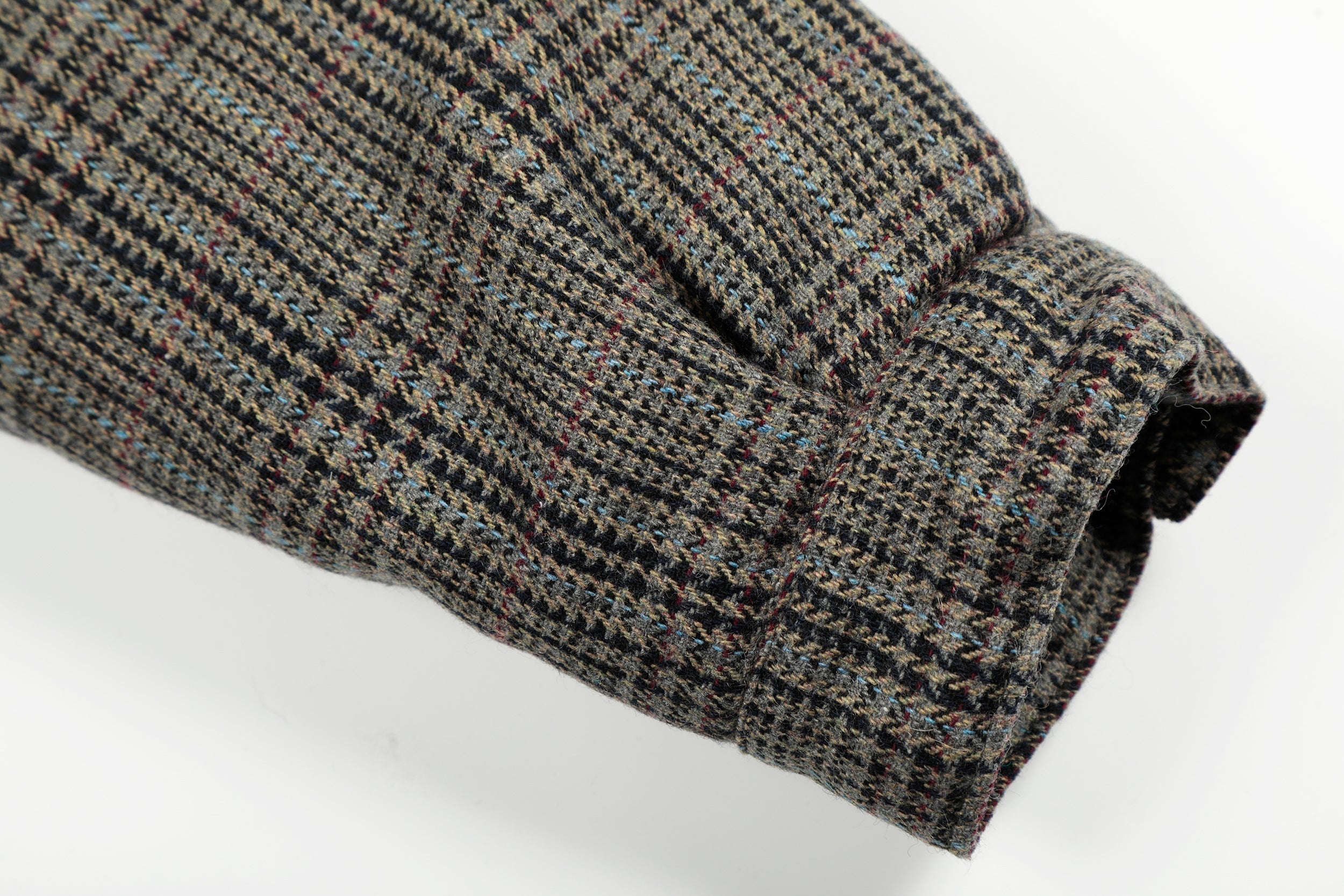 3-6-5.shop Vintage Check Wool Blend Bomber Jacket