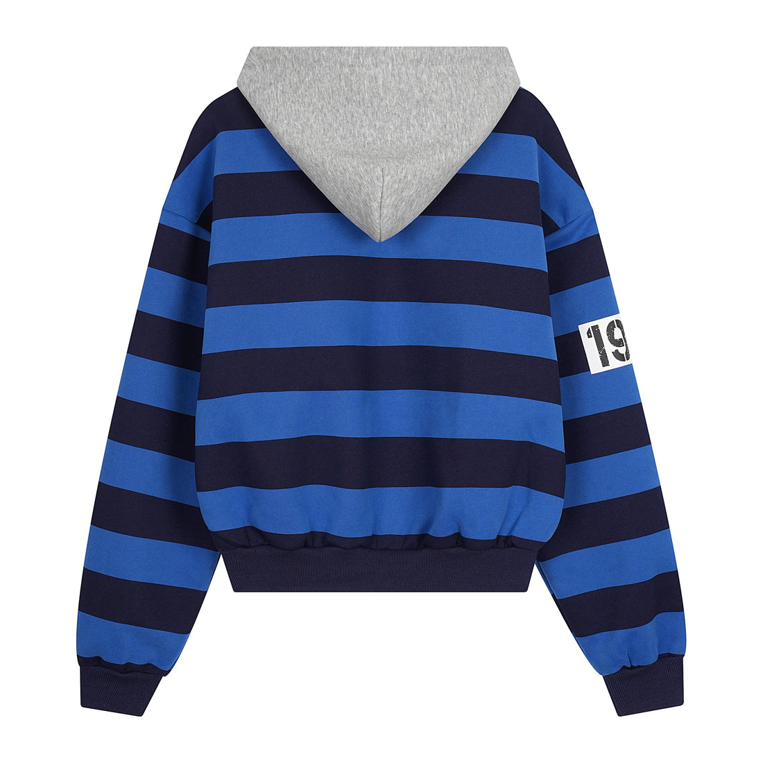 3-6-5.shop Striped Zip Hoodie