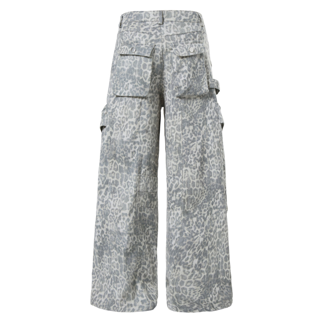 3-6-5.shop Leopard Utility Wide-Leg Pants