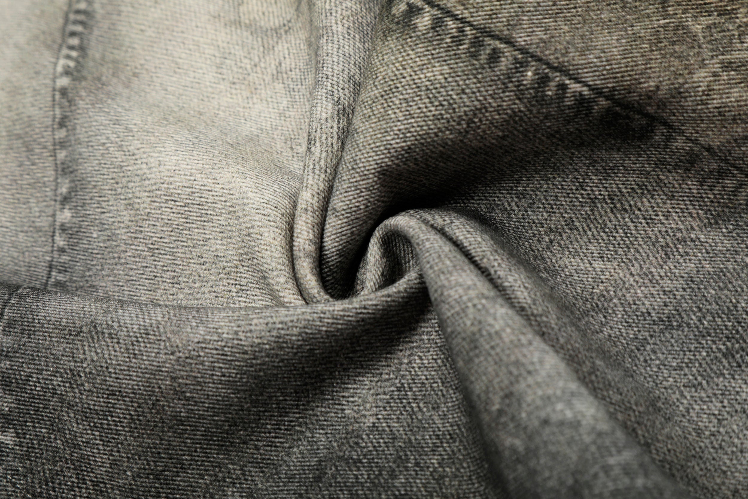 3-6-5.shop Washed Curved Denim Pants