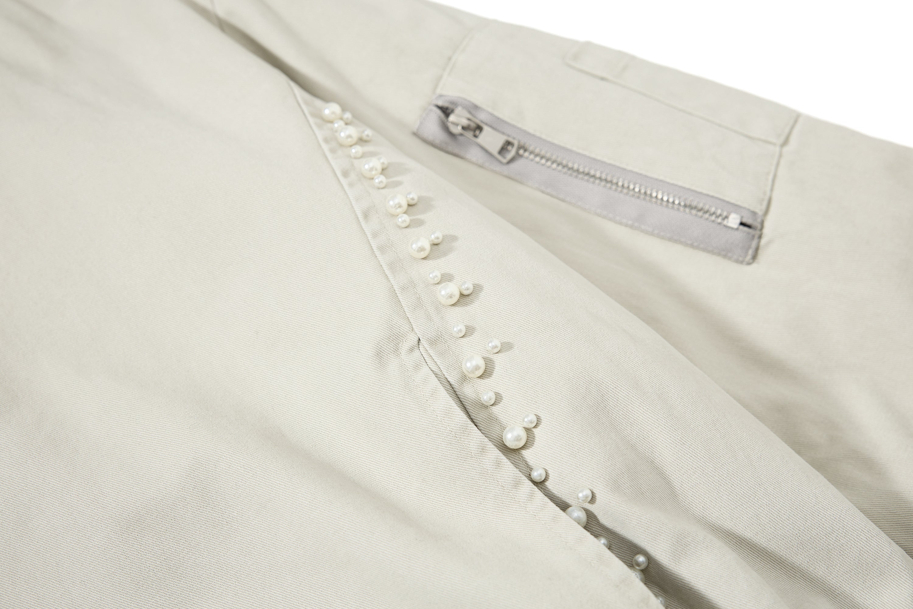3-6-5.shop Studded Fur-Trim Hooded Jacket