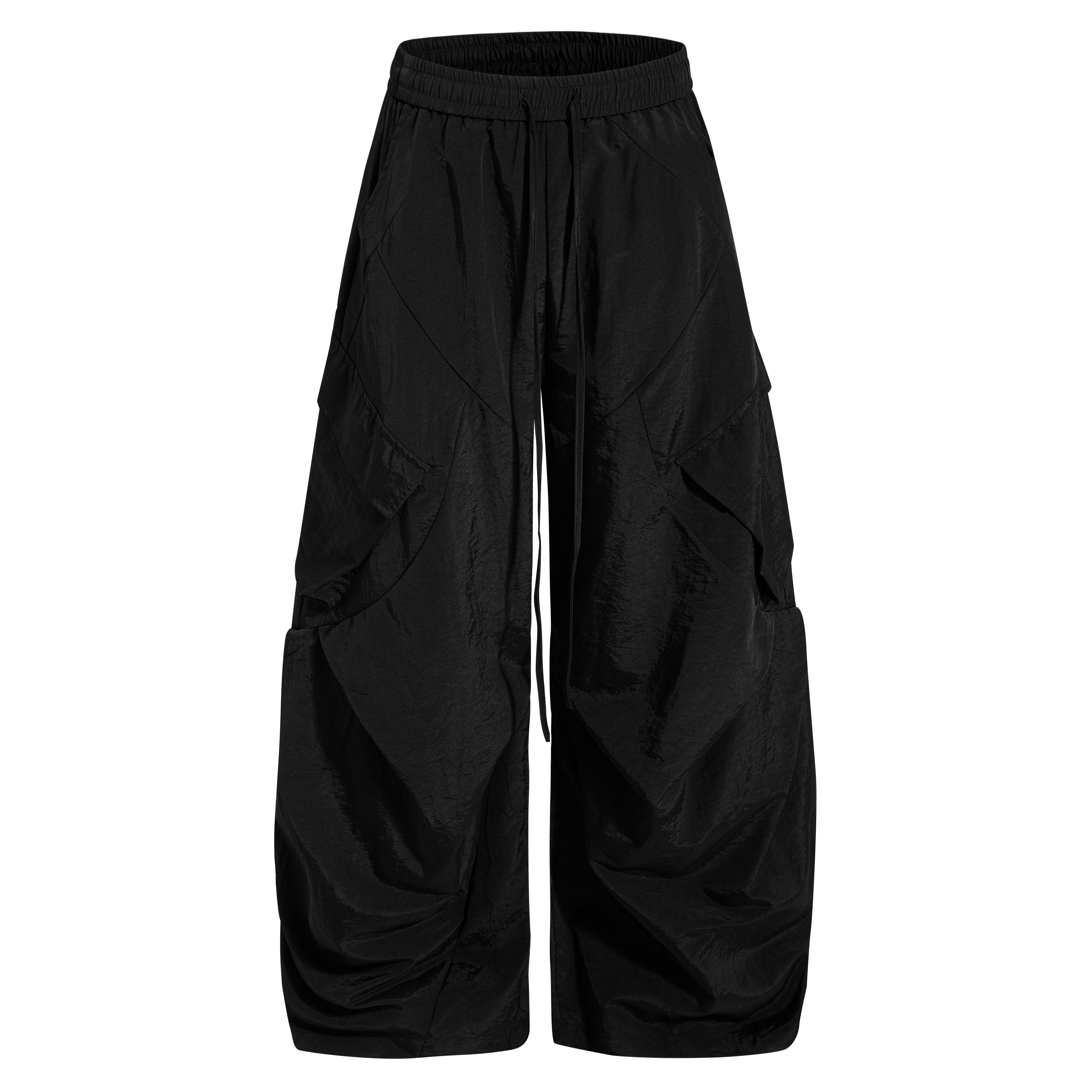 3-6-5.shop Utility Wide-Leg Cargo Pants