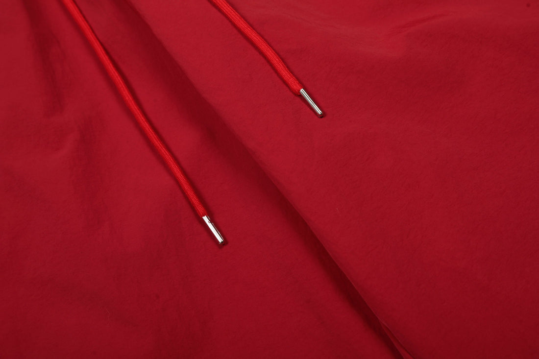 3-6-5.shop Cross Embroidered Lace-Up Wide-Leg Pants