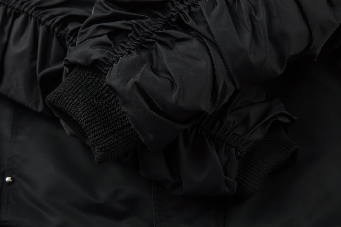3-6-5.shop Toggle-Lock Fur Hood Jacket