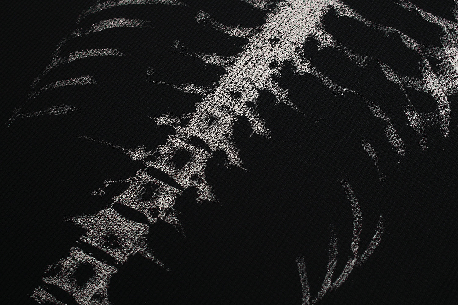 3-6-5.shop Skeleton Print Long Sleeve Tee
