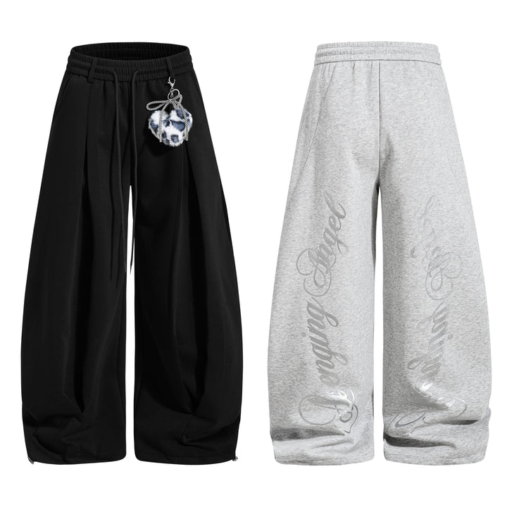 3-6-5.shop Script Wide-Leg Sweatpants