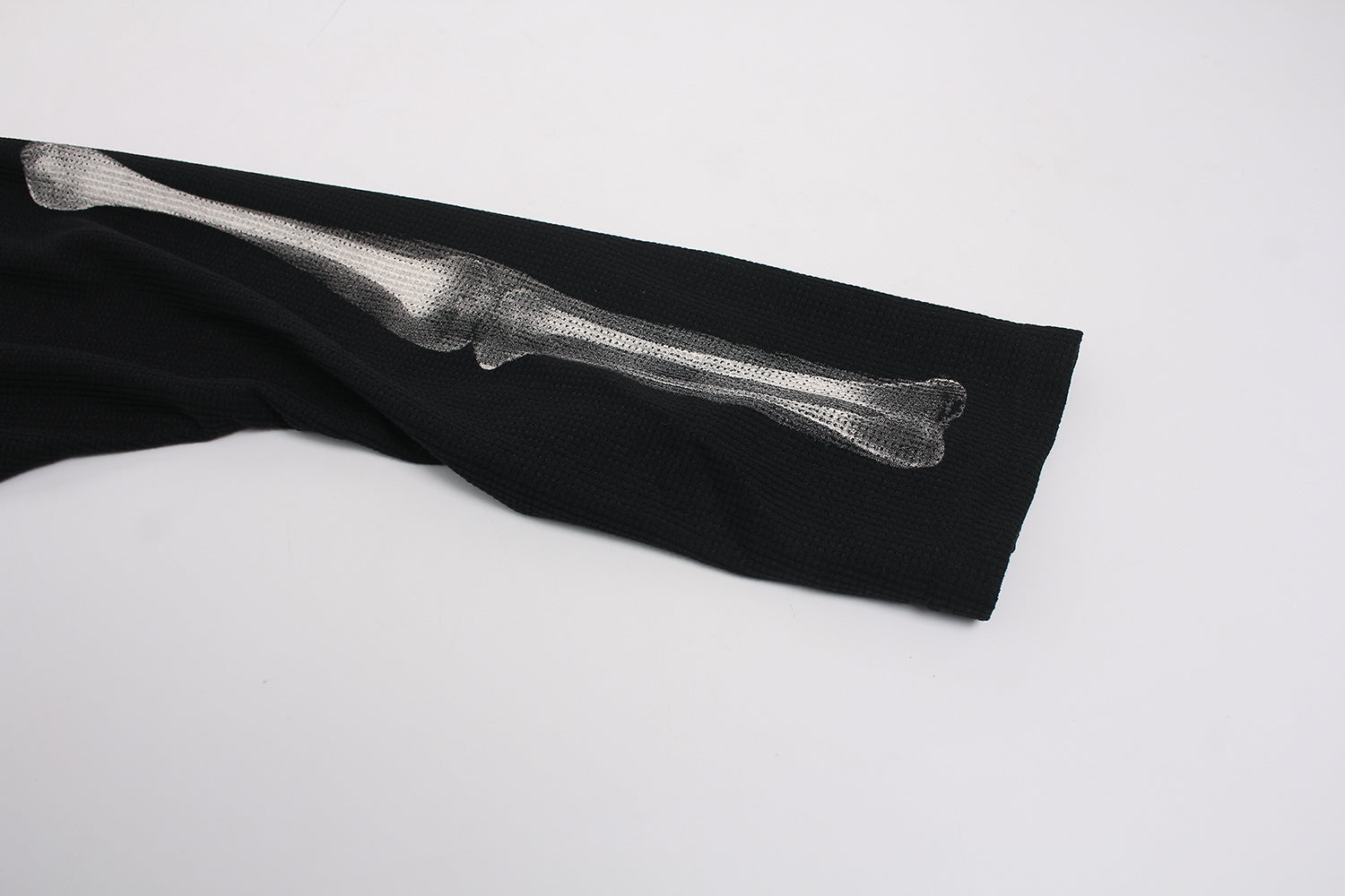 3-6-5.shop Skeleton Print Long Sleeve Tee