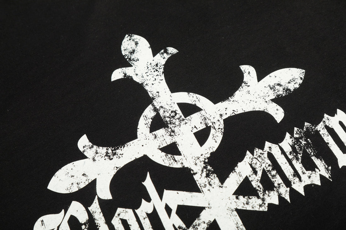 3-6-5.shop Cross Graphic Raglan Long Sleeve Tee
