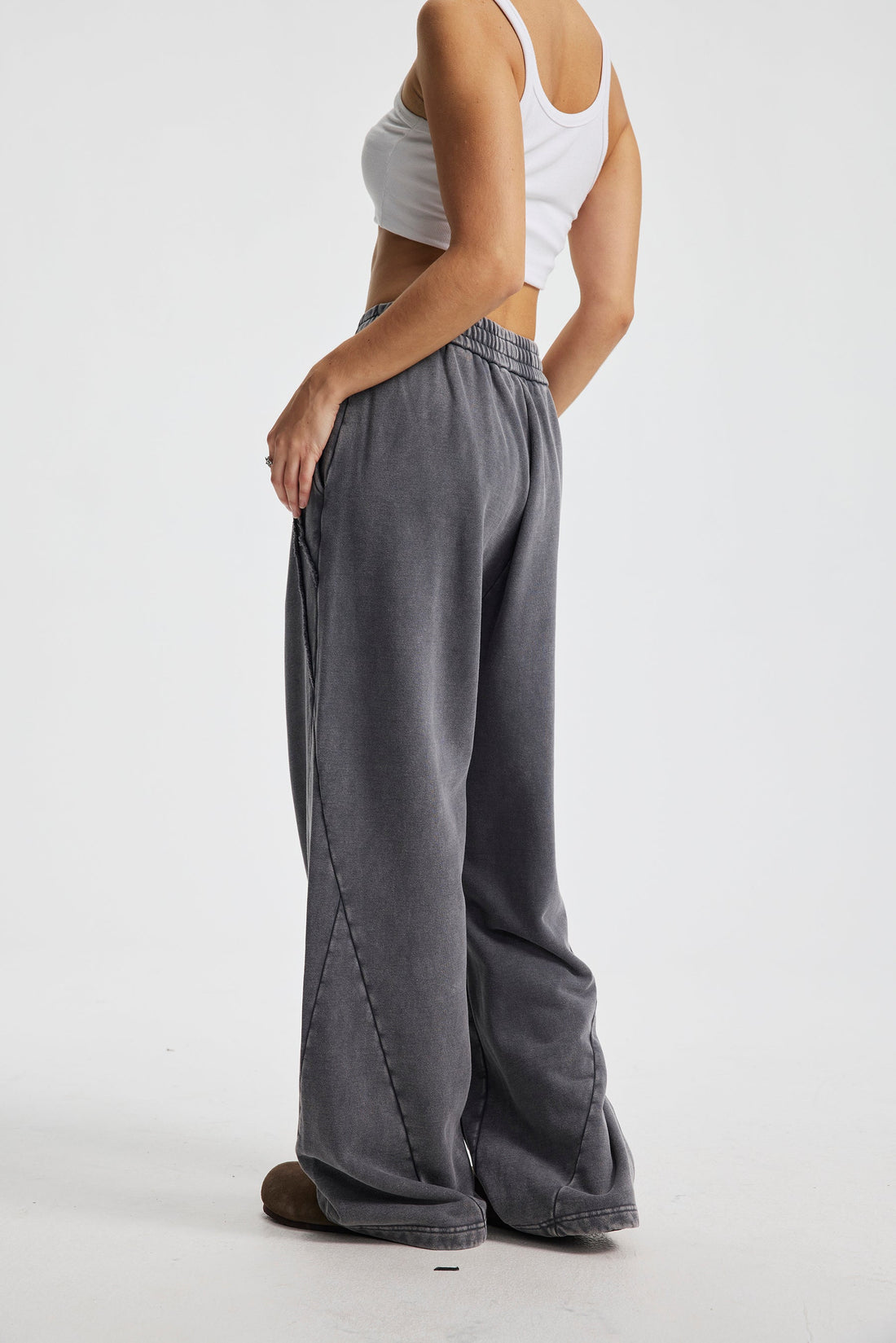 3-6-5.shop Washed Seamline Sweatpants