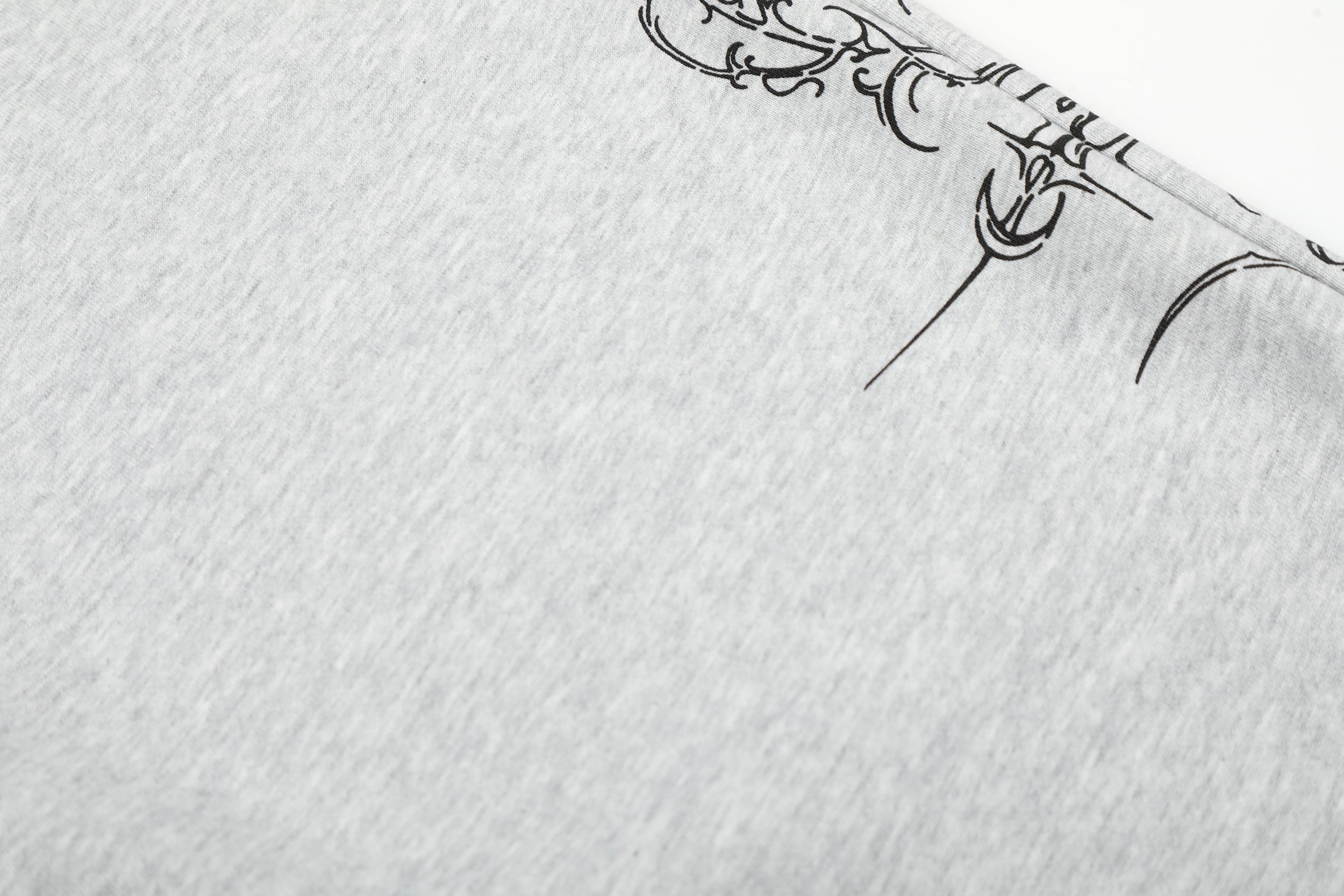 3-6-5.shop Gothic Line Graphic Wide-Leg Sweatpants