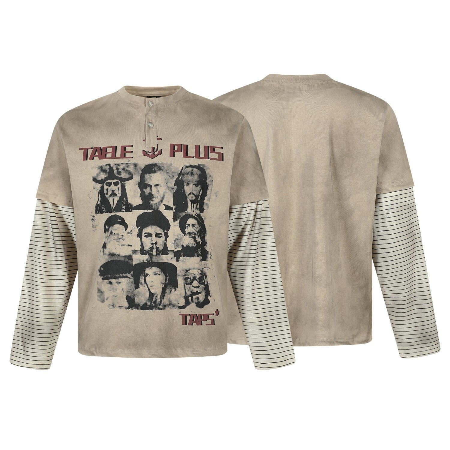 3-6-5.shop Layered Graphic Long-Sleeve T-Shirt